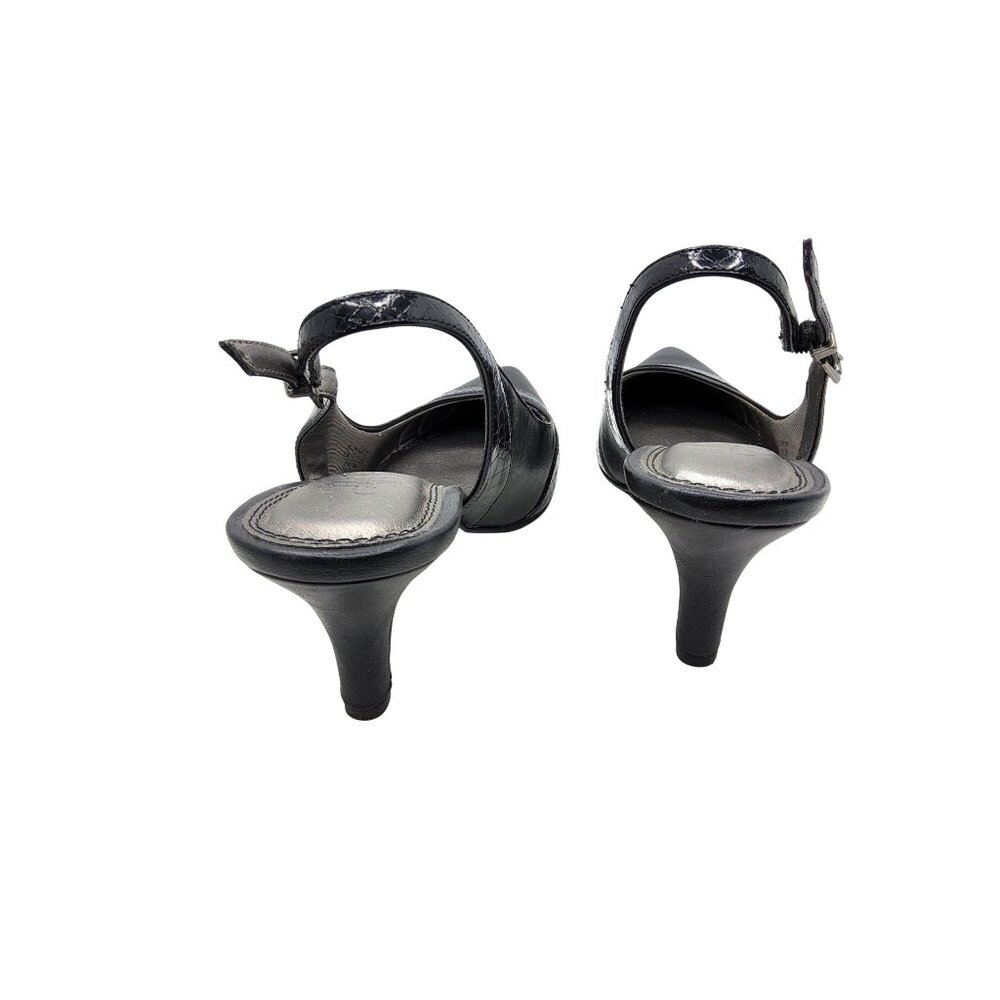 Life Strides Womens "Sassy" Sling Back Pointed Toe Open Back 3" Heel Pumps - Picture 7 of 8